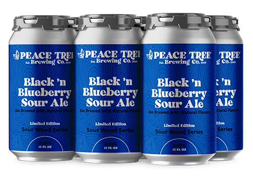 Peace Tree Brewing Black'n Blueberry Sour Ale 6 Pack