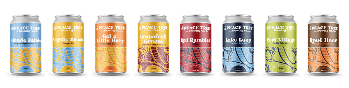 Peace Tree Brewing Cans