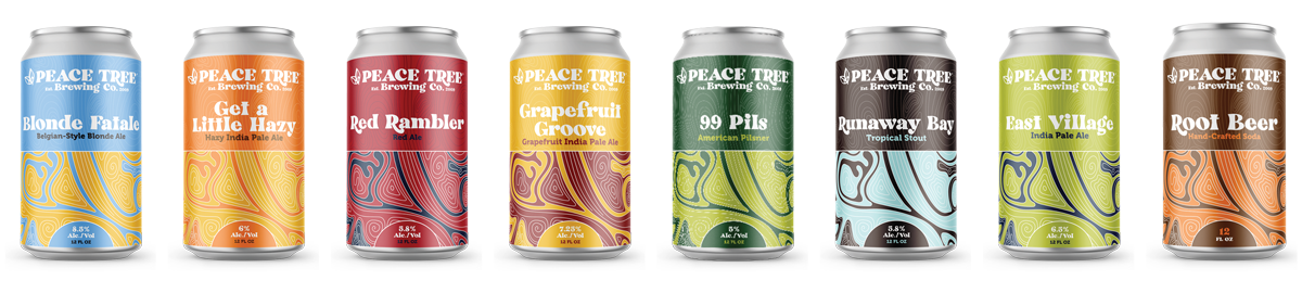 Peace Tree Brewing Line Up